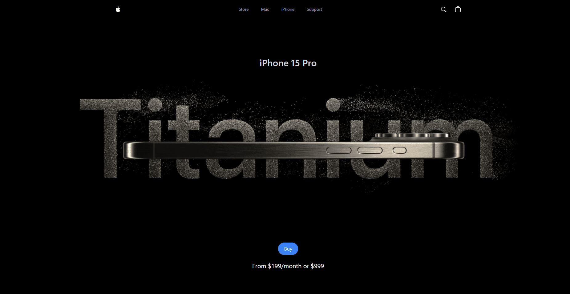 Apple Landing Page